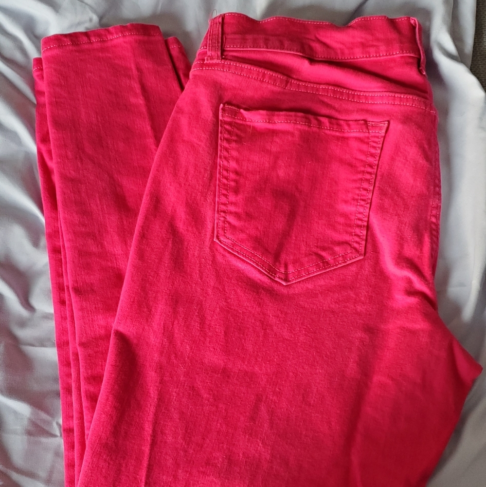 Hot pink Rockstar jeans